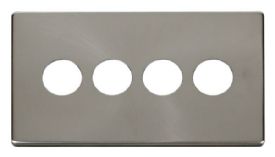 SCP224BS  Definity 4 Gang Toggle Switch Cover Plate